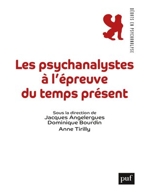 cover image of Les psychanalystes à l'épreuve du temps présent